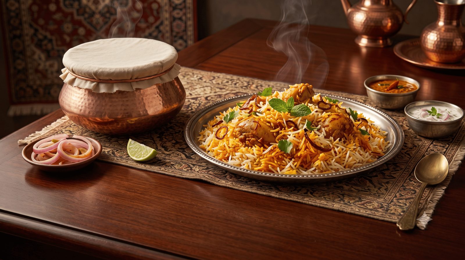 Authentic Hyderabad Chicken Dum Biryani